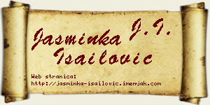 Jasminka Isailović vizit kartica